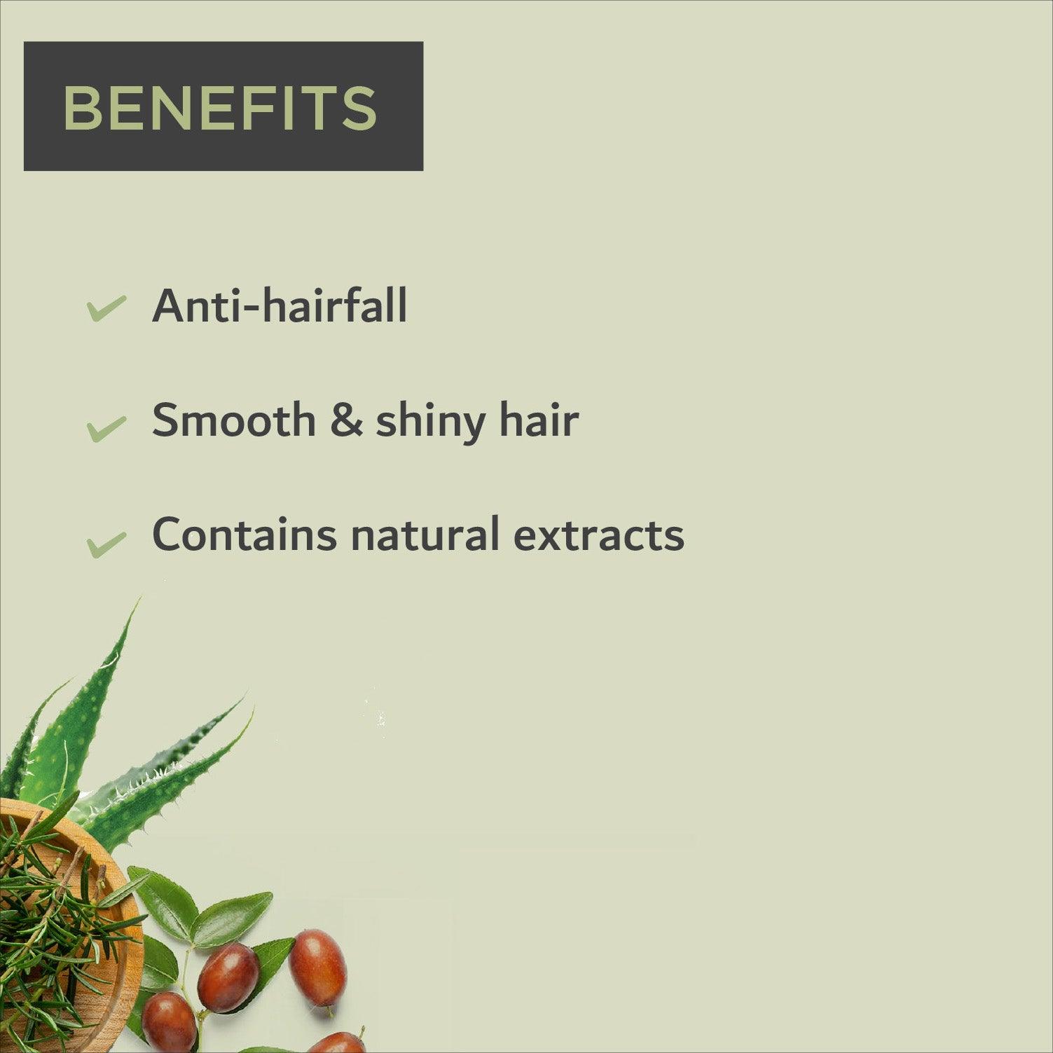 Jojoba Shampoo With Aloe Vera For Hairfall Control - Vitro Naturals