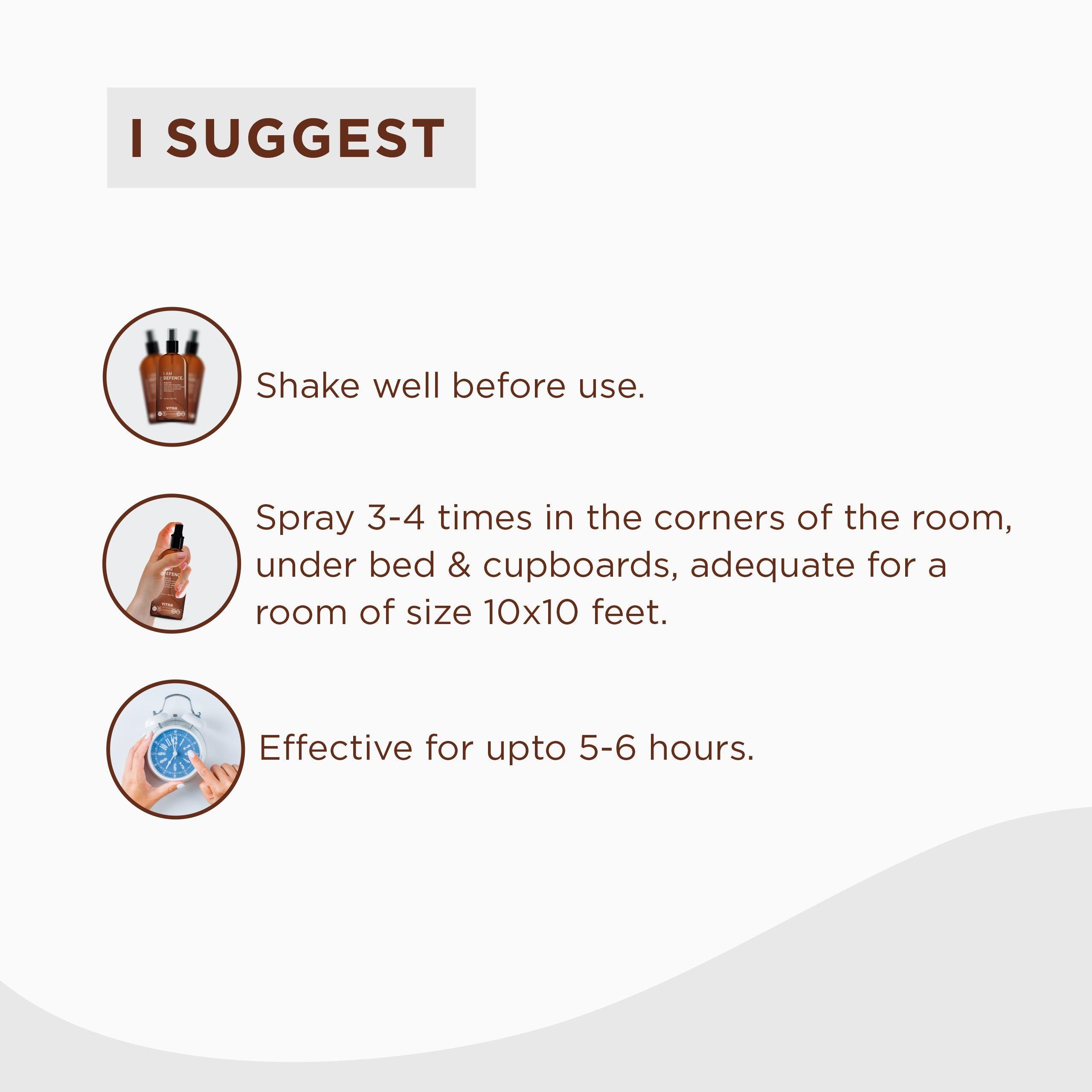 Mosquito Repellent Room Spray - Vitro Naturals