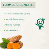Vitro Turmeric Juice with Black Pepper 1L | Liquid Curcumin Supplement for Joint Support, Inflammation & Immunity | Fast Absorbing Alternative to Turmeric Capsules & Curcumin Tablets - Vitro Naturals