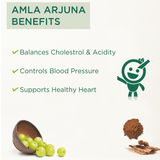 Vitro Amla Arjuna Juice 500ml | Arjuna Chaal & Amla for Cholesterol Care & Heart Health | Ayurvedic Blend that Supports Cardiovascular Health - Vitro Naturals