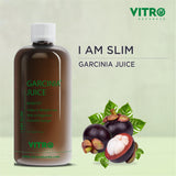 Vitro I am Slim Garcinia+ Juice 1L | Natural Fat Burner Juice with Garcinia Cambogia & Green Coffee | 9 Herb Blend for Weight Loss & Metabolism Boost | Supports Appetite Control & Weight Management - Vitro Naturals