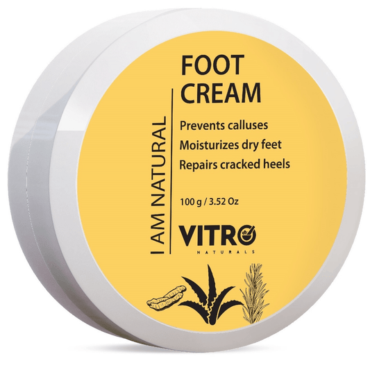 Foot Cream For Rough, Dry And Cracked Heals - Vitro Naturals