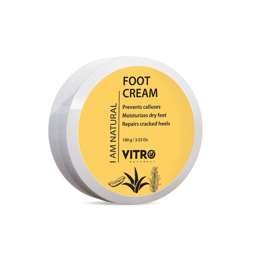 Vitro Foot Care Cream For Cracked Heels & Dry Skin 100gm