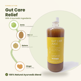 Vitro Gut Care Juice for Digestion & Gut Health | Natural Ayurvedic Herbal Juice with Triphala, Aloe Vera & Fennel | No Added Sugar | 1L