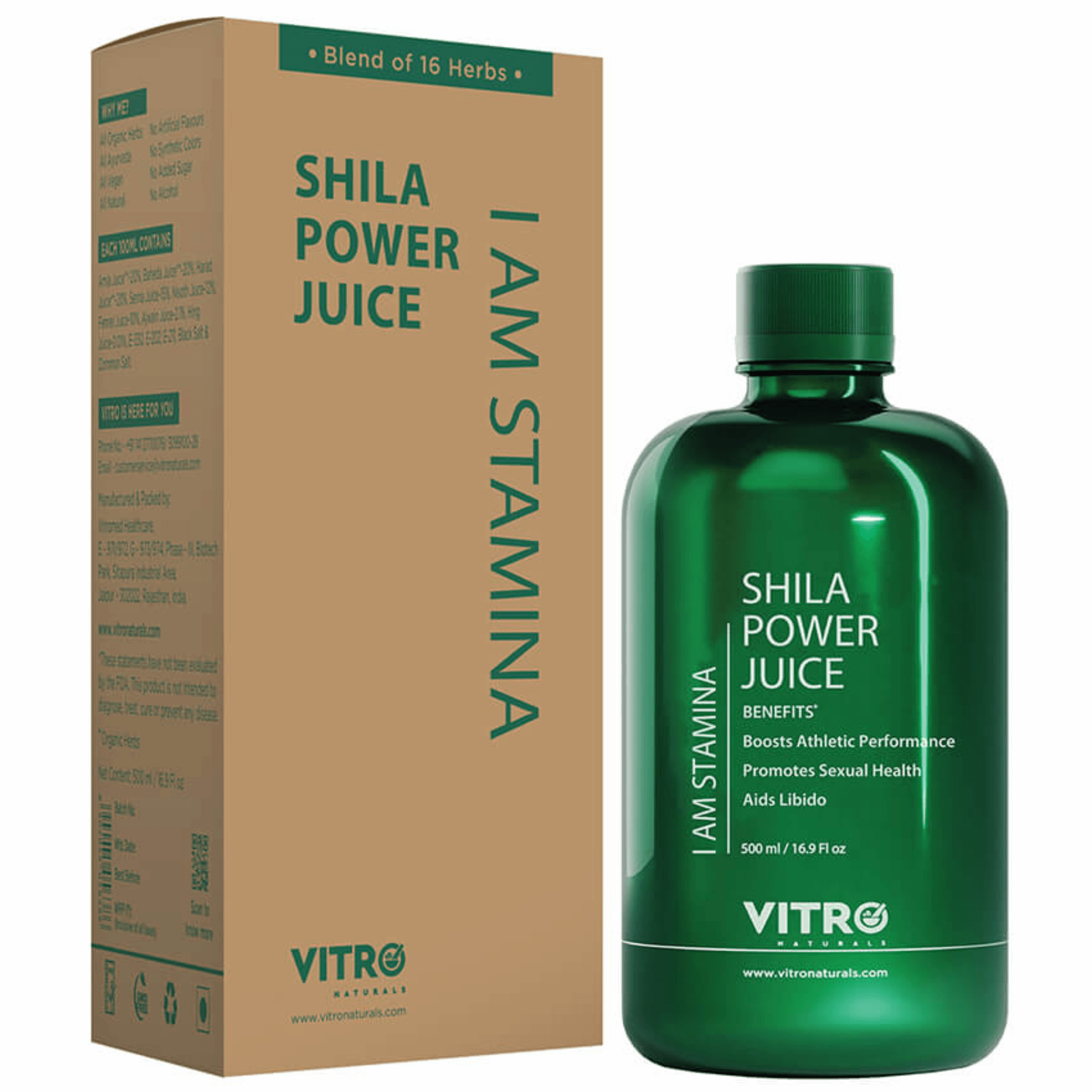 Shila Power Juice With Shilajeet For Strength And Stamina - Vitro Naturals