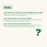 Vitro Aloe Wheatgrass Juice 500ml | Ayurvedic Detox Drink for Liver Cleanse, Digestion, Blood Purification & Metabolism | 82% Aloe Vera juice & 15% Wheatgrass Juice - Vitro Naturals