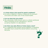 Vitro Amla Arjuna Juice 500ml | Arjuna Chaal & Amla for Cholesterol Care & Heart Health | Ayurvedic Blend that Supports Cardiovascular Health | Buy 1 Get 1 Free - Vitro Naturals