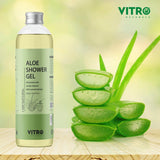 Shower Gel With Aloe Vera For Hydrated And Smooth Skin - Vitro Naturals