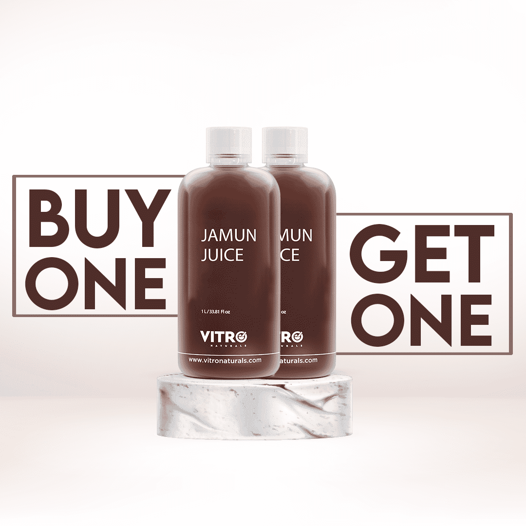 Vitro Naturals Jamun Juice Buy 1 Get 1 Free - Vitro Naturals