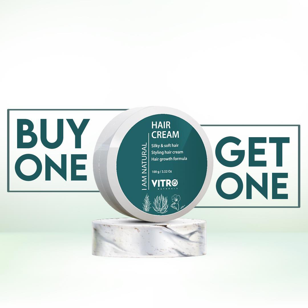 Vitro Hair Cream - Buy 1 Get 1 Free - Vitro Naturals