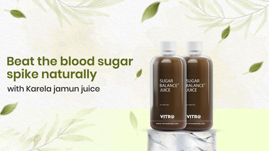 Beat the blood sugar spike naturally with Karela jamun juice.