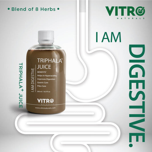 Vitro Triphala juice digestive benefits