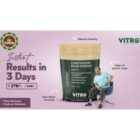 Vitro Constipation Relief Powder - A Natural & Effective Solution for Constipation