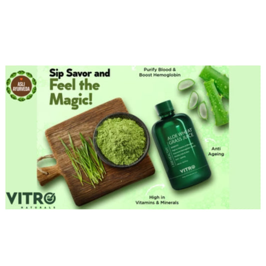 The Potent Benefits of Vitro Aloe Wheatgrass Juice for Skin & Health