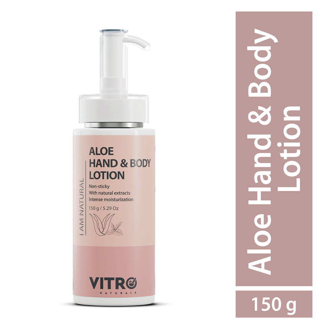 Vitro Aloe Vera Hand & Body Lotion 150gm