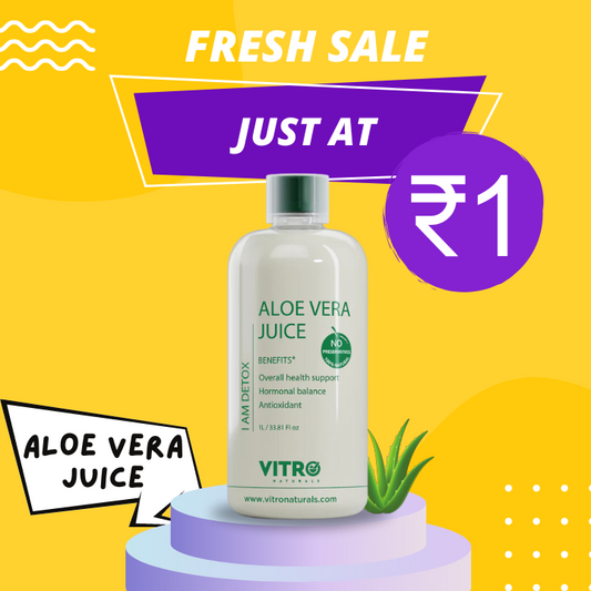 Only at ₹ 1 -  Aloe Vera Juice 500ml