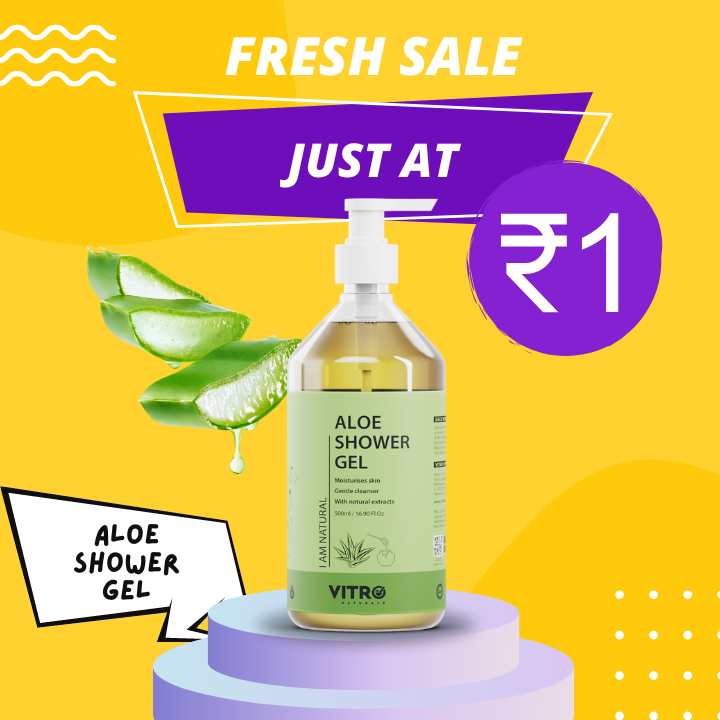 Only at ₹ 1 -  Aloe Vera Shower Gel 250gm