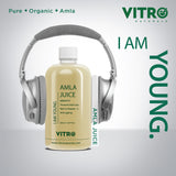 Vitro Amla Juice 500 ml | Promotes Hair Health & Digestion |Natural Source of Vitamin C| No Added Sugar