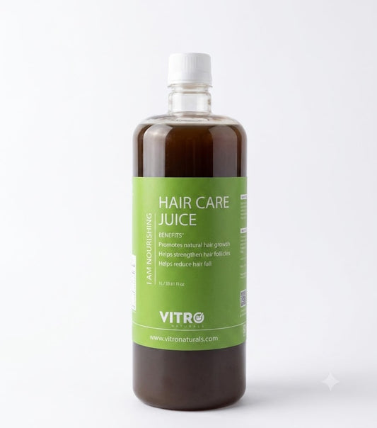 Hair Care Juice for Hair Growth & Strength | Natural Ayurvedic Herbal Juice with Amla, Biotin & Bhringraj | No Added Sugar | 1L