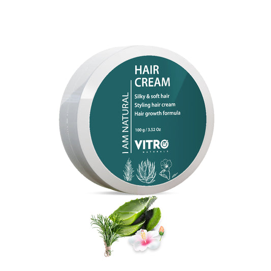 Vitro leave-in Hair Cream | Controls Hair fall, dandruff & Improves Hair 100gm