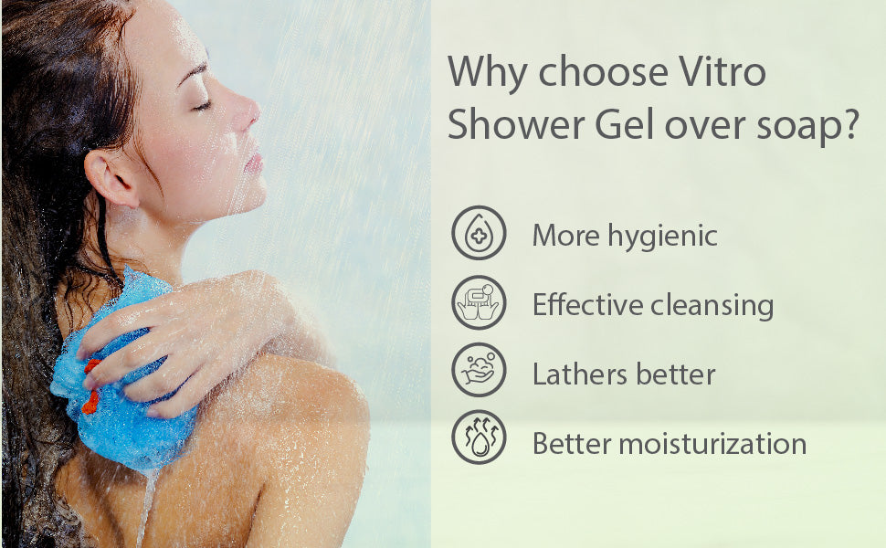 Why Choose Vitro Shower gel over soap?