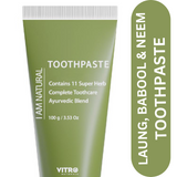 Ayurvedic Toothpaste Sls And Fluoride Free For Strong Teeth And Healthy Gums