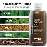 Vitro sugar balance with karela neem methi gudmar vijaysar juice for blood sugar