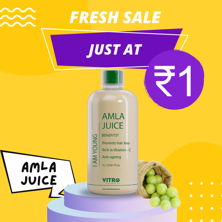 Only at ₹ 1 -  Amla Juice 500ml
