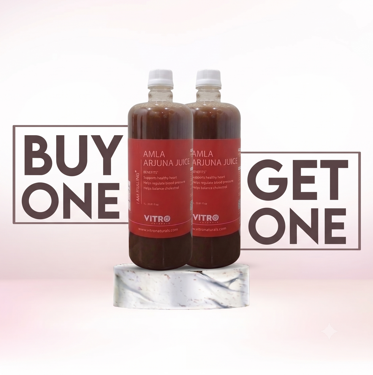 Amla Arjuna Juice 1L - Buy 1 Get 1 Free
