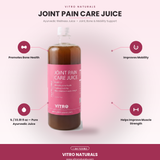 Vitro Joint Pain Care Juice for Joint Discomfort & Flexibility | Natural Ayurvedic Herbal Juice with Guggul, Sonth & Shallaki | No Added Sugar | 1L