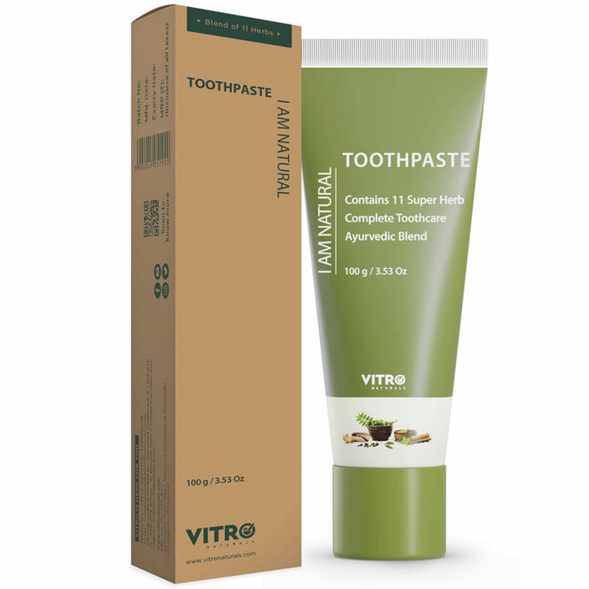 Lath Toothpaste Natural Herbal Toothpaste | Best Ayurvedic Toothcare | sls free ...