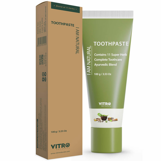 Ayurvedic Toothpaste Sls And Fluoride Free For Strong Teeth And Healthy Gums