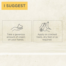 Load image into Gallery viewer, Way to use Vitro foot cream for cracked heels &amp; dry skin
