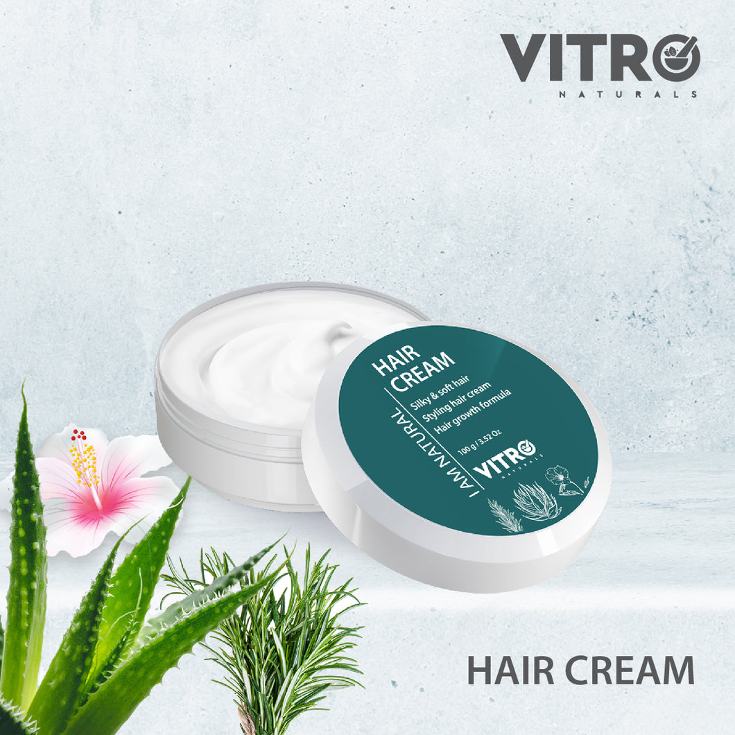 Vitro leave-in Hair Cream | Controls Hair fall, dandruff & Improves Hair